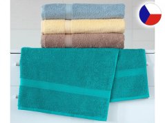 Luxusní froté ručník 50x100 COMFORT 550g Linea tyrkys