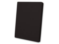 Bavlněné prostěradlo s gumou 120x200 Antracitové na vysokou matraci