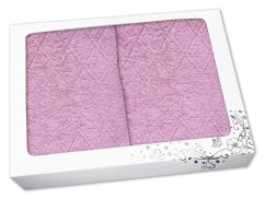 Dárková sada ručníku a osušky ELLEN PEONIA lila