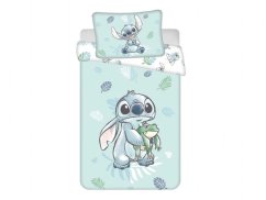Dětské povlečení do postýlky 100x135, 40x60 Lilo a Stitch Frog