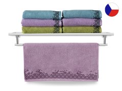Luxusní ručník 50x100 TERRY TRENDY AWAKE III 500g fialový