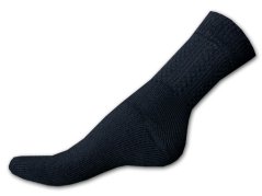 Froté ponožky 35/37 Luxus černé