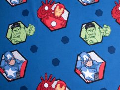 Dětské bavlněné prostěradlo s potiskem 90x200 Avengers 03