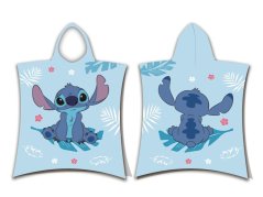 Dětské froté pončo/osuška Lilo a Stitch blue