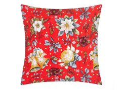 Vánoční povlak na polštář 40x40 Červená hvězda