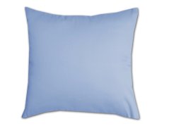 Jednobarevné povlečení bavlněné na zip 2x 70x90, 240x200 EXCLUSIVE světle modré