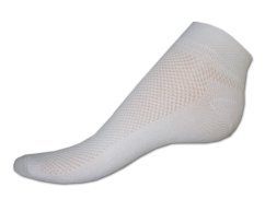 Kotníkové ponožky 38/39 Bílé