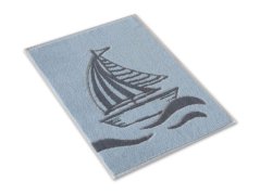 Malý kuchyňský ručník 35x50 ZARA 450g Plachetnice modrošedá