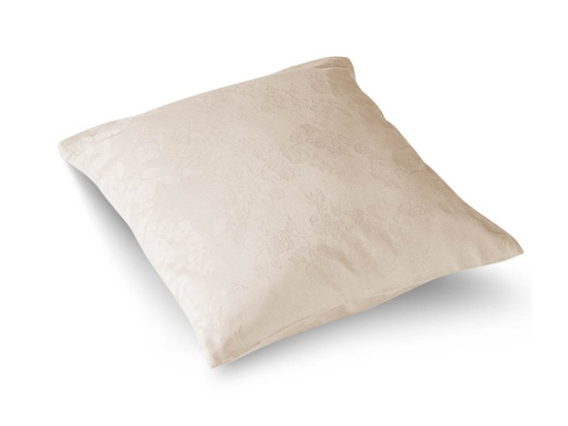 Damaškový povlak na polštář 40x40 BOHEMA Popínavka světle béžová