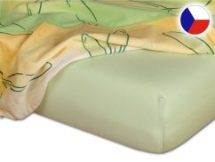 Jersey prostěradlo 90x200 EXCLUSIVE hráškové