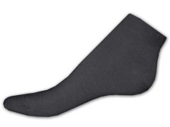 Nízké ponožky LYCRA 41/42 Tmavě šedé I.