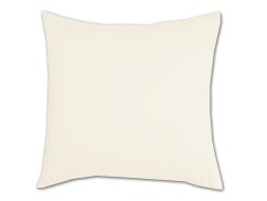Jednobarevný povlak na polštář bavlněný 70x90 EXCLUSIVE smetanový