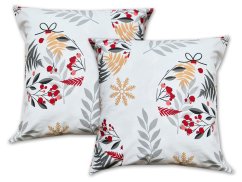 Vánoční dekorační polštářek 40x40 bavlna EXCLUSIVE Stella