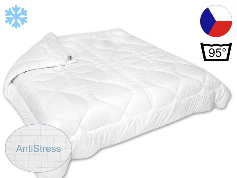 Francouzská přikrývka 200x200 AntiStress zimní 1800g