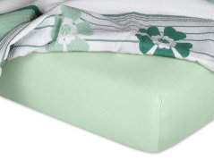 Jersey prostěradlo 90x220 EXCLUSIVE mentol