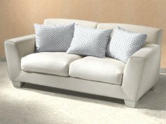 Povlak na polštář krep Malé růže modré 70x90
