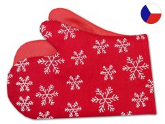 Vánoční kuchyňská chňapka s magnetem Zimní vánoční vzor 1ks