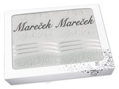 Dárková sada SE JMÉNEM Linie světle šedá