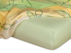 Jersey prostěradlo 90x200 EXCLUSIVE hráškové