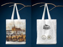 Látková taška přes rameno 34x43 Město Praha - Hradčany