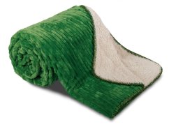 Luxusní deka z mikrovlákna OVEČKA 150x200 Manžestr kiwi 520g