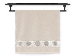Froté osuška 70x140 NORA TISK 450g Mandaly béžová