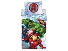 Dětské bavlněné povlečení pro kluky 70x90, 140x200 Avengers Heroes