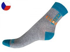 Rotex bavlněné ponožky 37/38 COOL STYLE šedý melír
