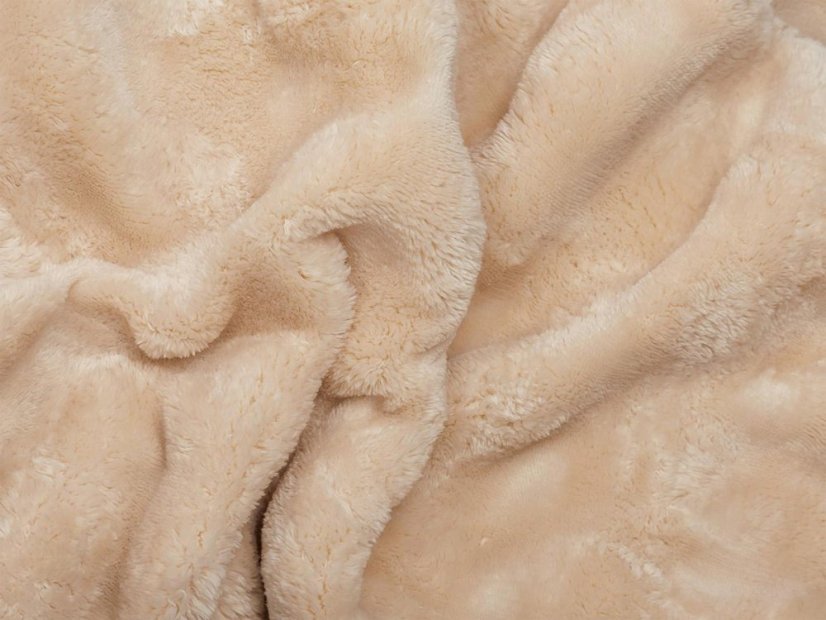 Luxusní deka mikroplyš 150x200 Stella obláčky béžové