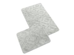 Koupelnové předložky set 2 ks Silver šedá