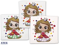 Dětské kapesníky látkové Princezna 6ks