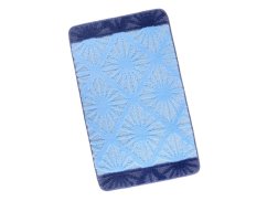 Koupelnová předložka 60x100 Paprsky modré