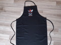 Dárková zástěra pro muže 72x100 GRILL MASTER černá + text na přání