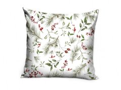 Vánoční dekorační polštářek 40x40 Zimní vůně lesa