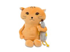 Dětský plyšák / polštářek Kočka s myší