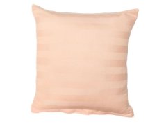 Povlak na polštář 40x40 Atlas grádl proužek 2,5 cm béžový