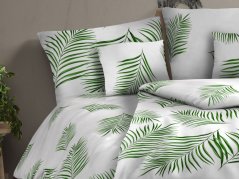 Povlečení bavlna renforcé 2x 70x90, 240x200 Tropical bílé