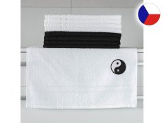Froté ručník 50x100 RUJANA 400g Jin a Jang bílý
