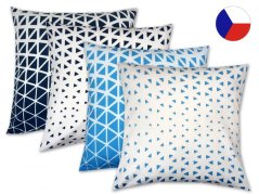 Flanelový povlak na polštář 40x40 Gradace blue