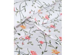 Krepové povlečení 240x220, 2x 70x90 EXCLUSIVE Aria floralis