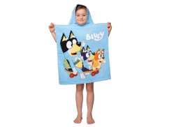 Dětské froté pončo/osuška Bluey skate