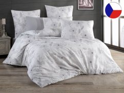 Krepové francouzské povlečení EXCLUSIVE Romance grey 2x 70x90, 200x200