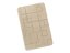 Koupelnové předložky set 2 ks Obdélníky smetanové