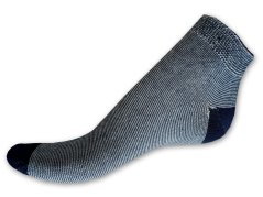 Nízké ponožky LYCRA 41/42 Modrý proužek