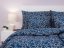 Krepové povlečení KOMFORT Sorat tmavě modrý 70x90, 140x200