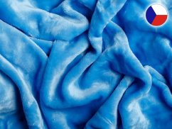 Prostěradlo do postýlky mikroflanel SLEEP WELL 60x120 Modrá