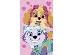 Malý dětský ručník 30x50 Paw Patrol pink