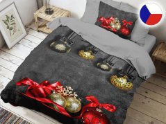 Vánoční povlečení 140x200, 70x90 3D Vánoční Koule