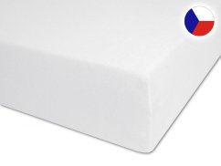 Dětské froté prostěradlo do postýlky bílé 60x120