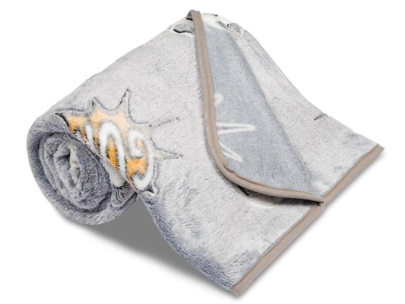 Dětská svítící deka mikroplyš 290g SLEEP WELL 100x150 Fotbal